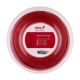 MSV tenisový výplet Focus Hex 1,18 červená (200m)