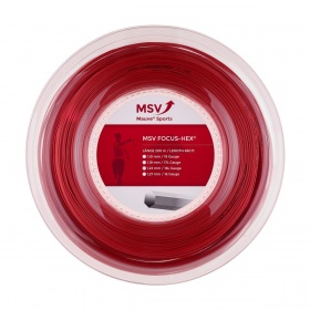MSV tenisový výplet Focus Hex 1,27 červená (200m)