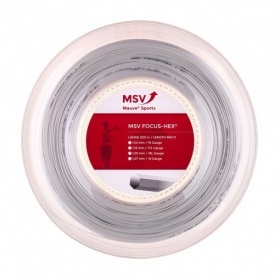 MSV tenisový výplet Focus Hex 1,23 bílá (200m)